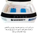 کولر سلولزی 2800 بروات مدل BR-24000 - Image 4