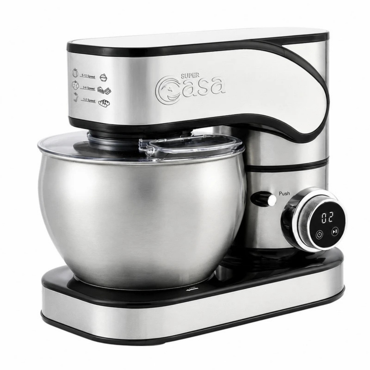 1 همزن کاسهدار 7 لیتری سوپر کاسا مدل CA-607 - Image 1