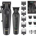 ماشین اصلاح موی سر و صورت وی جی ار مدل V-197 & 995 مجموعه 2 عددی - تصویر 2